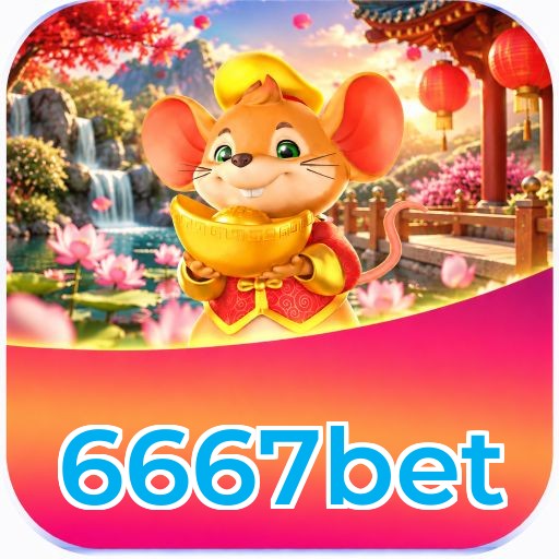 Interface da plataforma 6667bet mostrando slots populares e bônus de boas-vindas